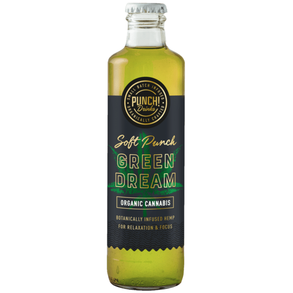 Soft Punch! Green Dream a cannabis infused organic drink