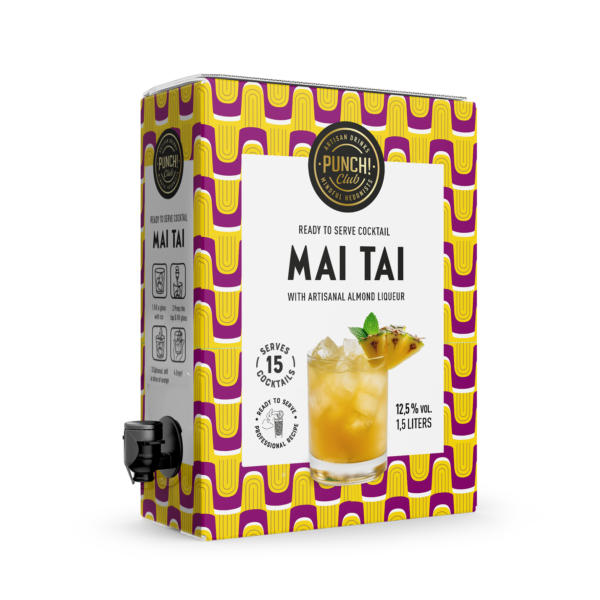 1,5L bag-in-box Mai Tai cocktail by Punch Club