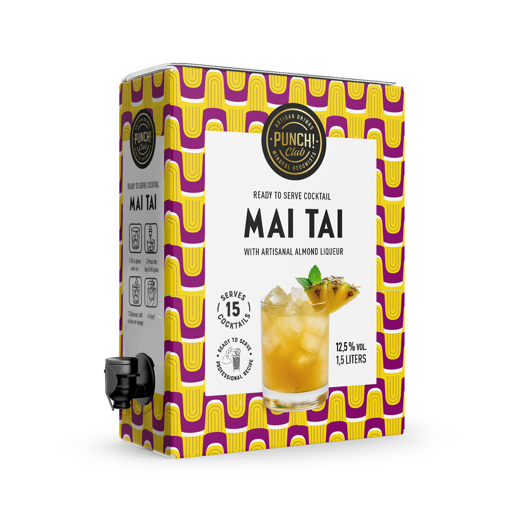 1,5L bag-in-box Mai Tai cocktail by Punch Club